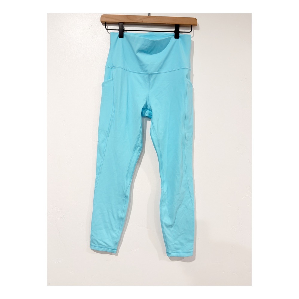 Lululemon Fast and Free High-Rise Tight Nulux Cyan Blue Leggings